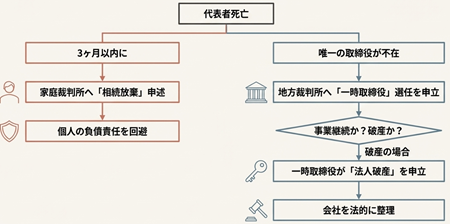 代表者死亡