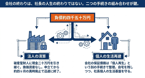 法人破産 個人再生 生活再建