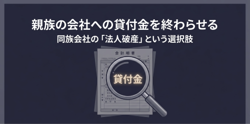 親族会社の貸付金と法人破産